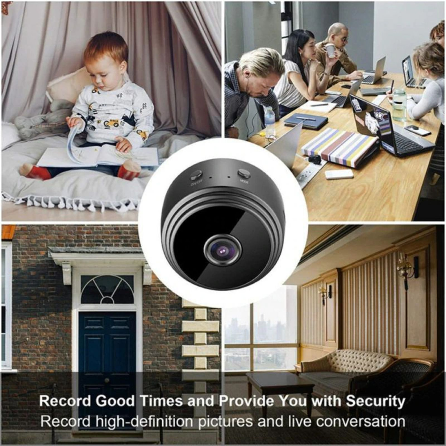 Mini Camara Espia De Seguridad