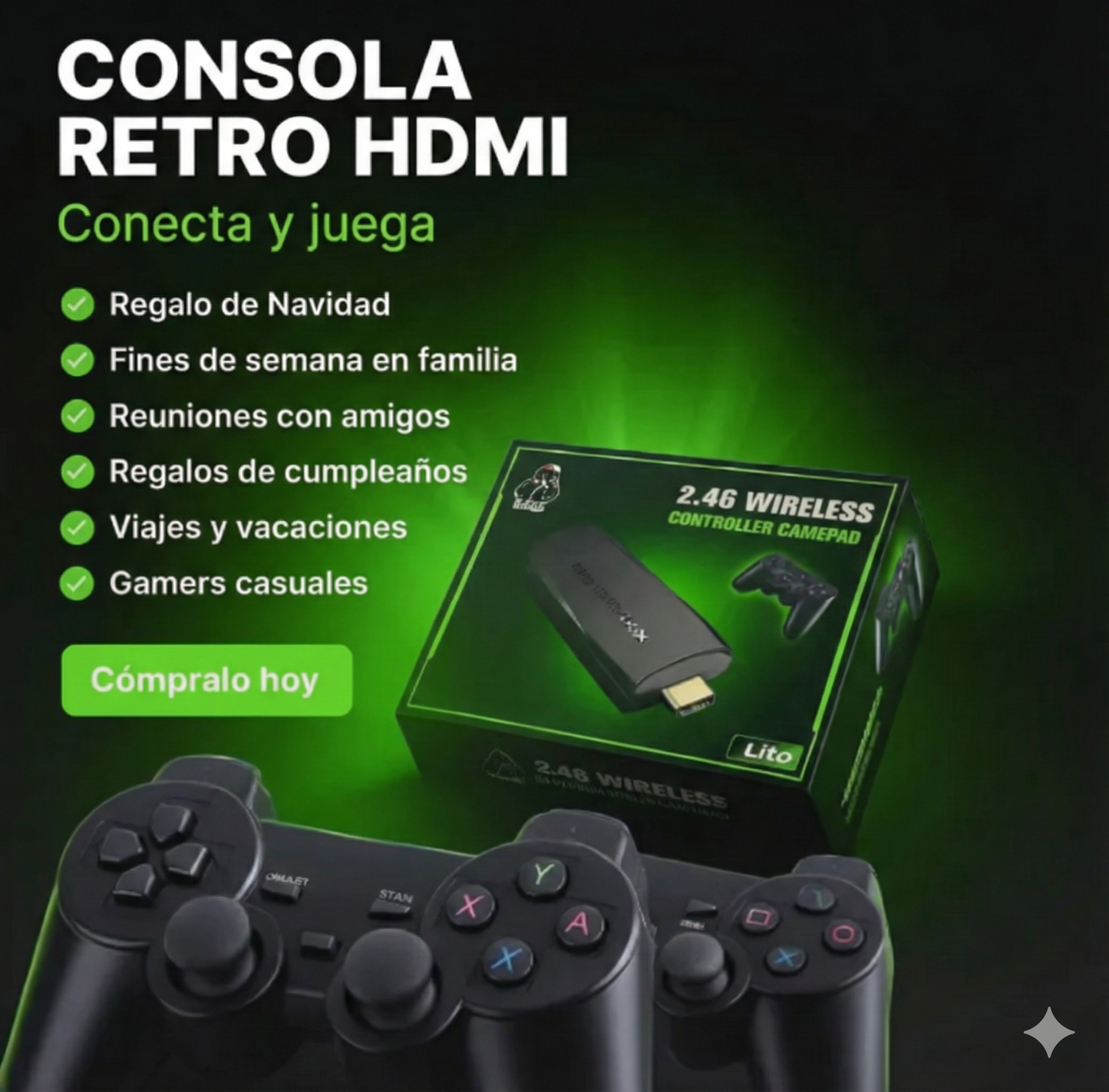 Consola Retro +20.000 Juegos & Revive los mejores clásicos de tu infancia en segundos