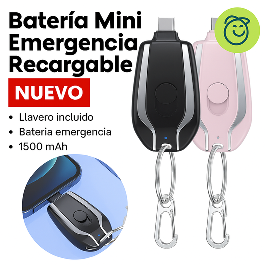 🔋 Llavero Cargador Portátil – Tu energía de emergencia siempre contigo ⚡